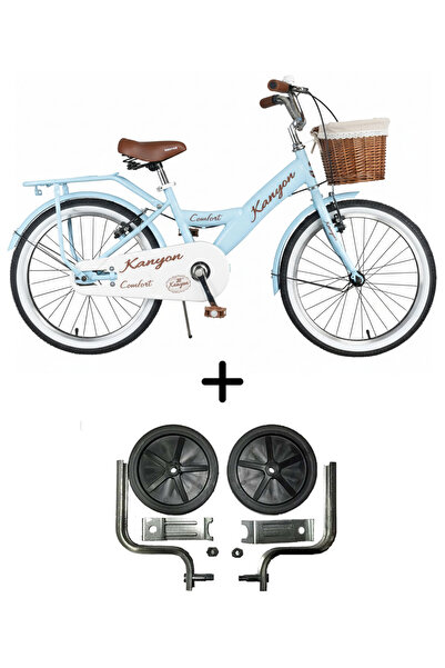 Tunca 20" Kanyon Retro 7-10 Yaş Çocuk Bisikleti + Yan Destek Tekeri