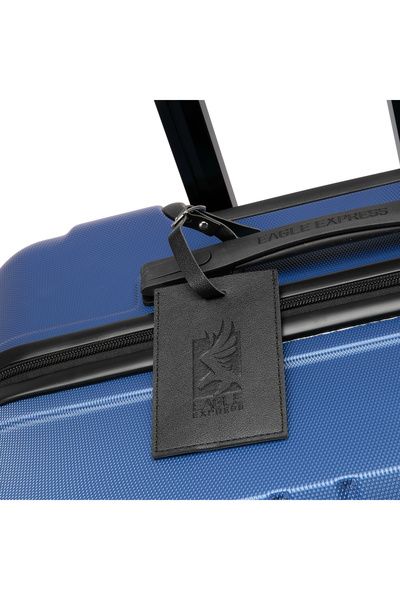 EAGLE EXPRESS حقيبة أورا الصلبة مقاس 24 بوصة - أزرق + غطاء مجاني وضمان لمدة سنة