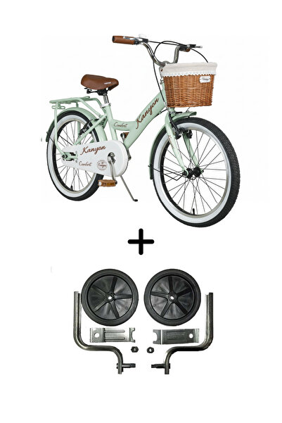 Tunca 20" Kanyon Retro 7-10 Yaş Çocuk Bisikleti + Yan Destek Tekeri
