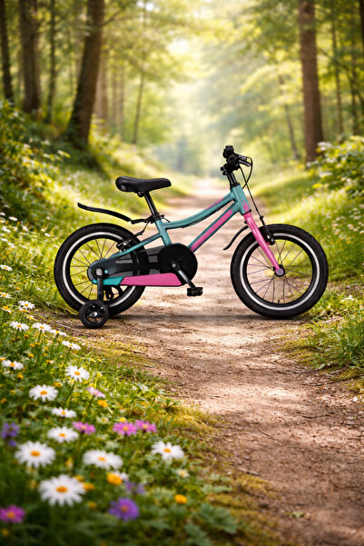 Ümit ÜMİT 1674 MOTION KIZ ÇOCUK BİSİKLETİ V 16 JANT ANTRASİT PEMBE