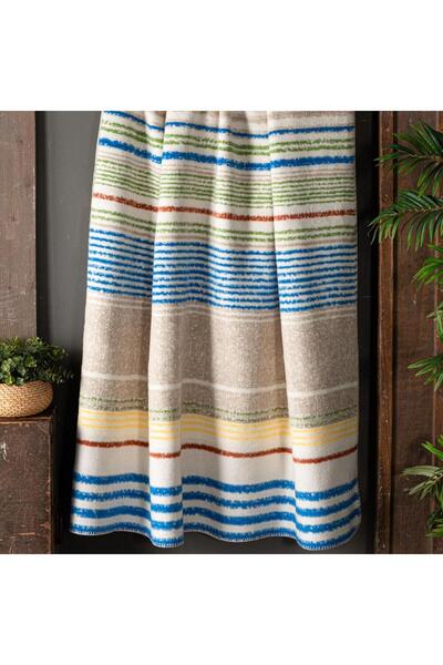 Sarev Edwin Double Beige Blanket