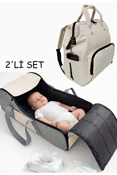 USF Portbebe Ana Kucağı Puset Bebek Taşıma Anne Bebek Bakım Sırt Çantası 2 Li...