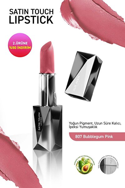 Alix Avien Uzun Süre Kalıcı Nemlendirici Pürüzsüz Etkili Yarı Mat Ruj - Satin...