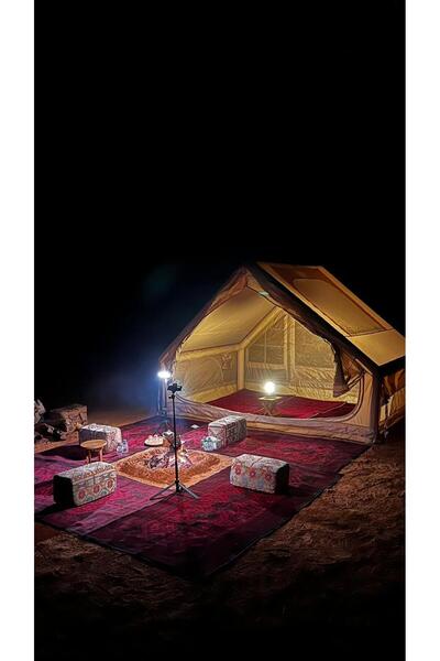 Segadty 3 سجادات خارجية وكرسيان بيج، سجاد خان محمدي للتخييم، ورحلات الصحراء، ...