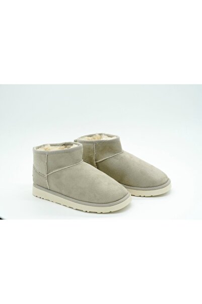 Luvesta Shoes Mini Bot Alçak Tabanlı Bej
