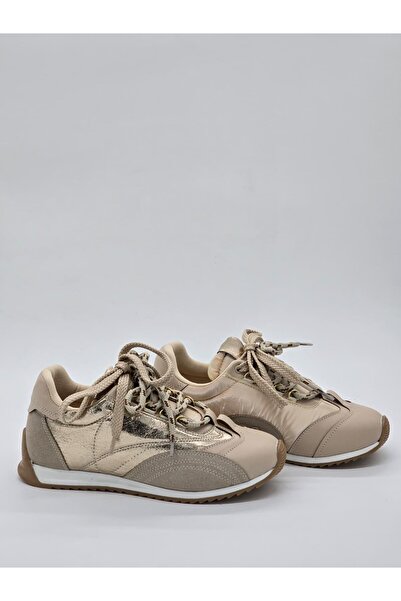 Luvesta Shoes حذاء لوفستا جولد بيج ريترو رنر