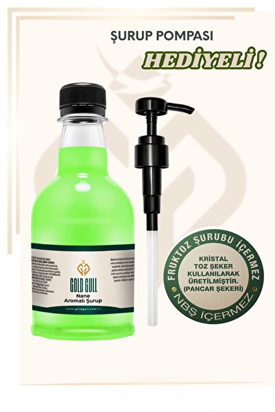 gold gull Nane Aromalı Kahve Ve Meyve Şurubu 300 Ml.
