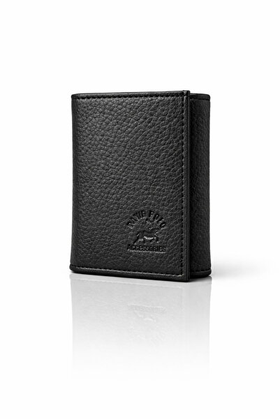 Av A Dos Black Men's Wallet Slim Multi-Compartment