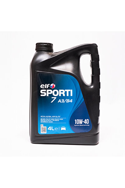ELF Sporti 7 A3/b4 10w-40 4 Litre - 11/2024 Üretim