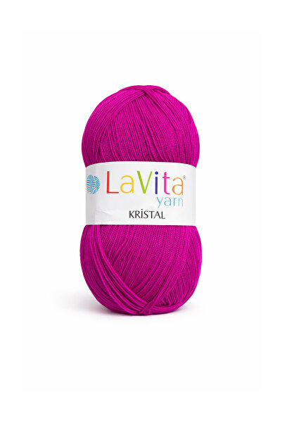 LaVita Yarn Kristal El Örgü İpi %100 Akrilik 100gr (9724 FUJYA)