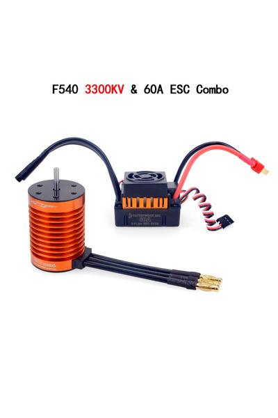 Choice F540 3300KV 60A 1:10 1:12 1:14 RC جزء مقاوم للماء F540 3300KV 4370KV م...