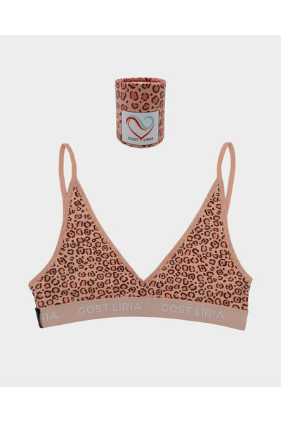 GOST LİRİA - Leopard Patterned Women's Bralette