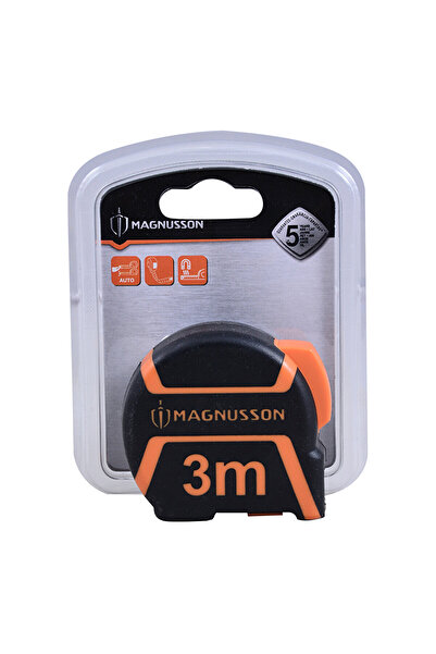 Magnusson Şerit Metre 3mx13mm Turuncu