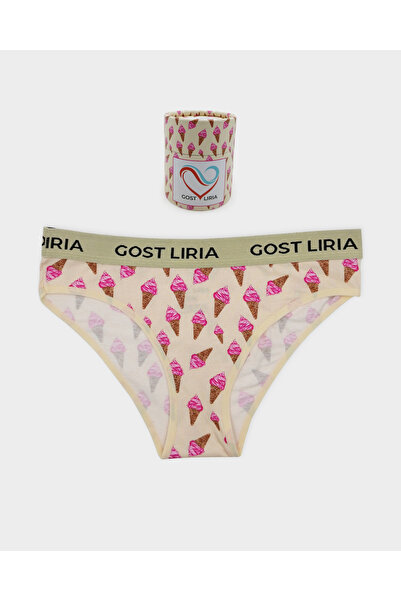 GOST LİRİA Gost Liria- Γυναικείο σλιπ εσώρουχο με σχέδιο παγωτού
