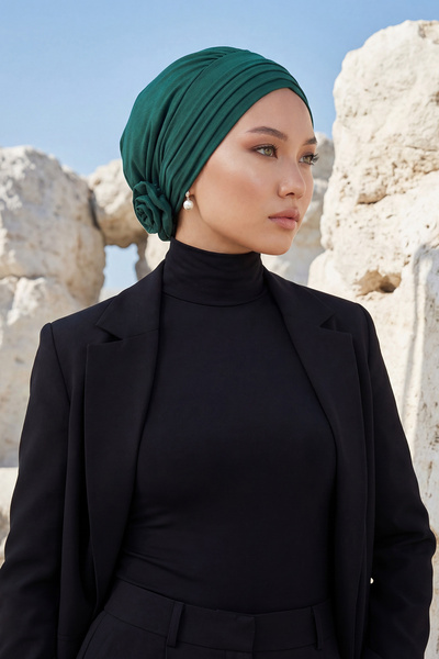 Aisha's Design أيروبين بون، B-74A، أخضر داكن