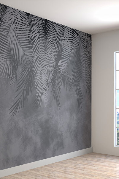 dreamwall Tropik Yapraklar Desenli Silinebilir Sağlıklı Tekstil Duvar Kağıdı