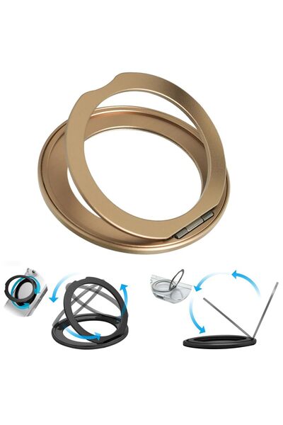 Aztech GripStand 360°، حامل قبضة الهاتف مع دوران 360 درجة