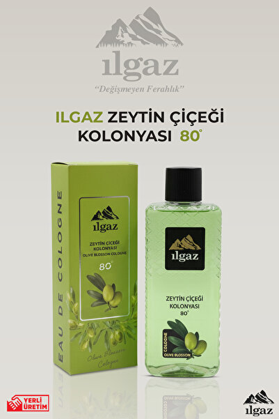 ILGAZ Elegance Series Zeytin Çiçeği Kolonyası 400 Ml 80 Derece Eau De Cologne