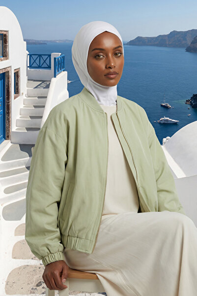 Aisha's Design طاقية حجاب، TB-5، أبيض