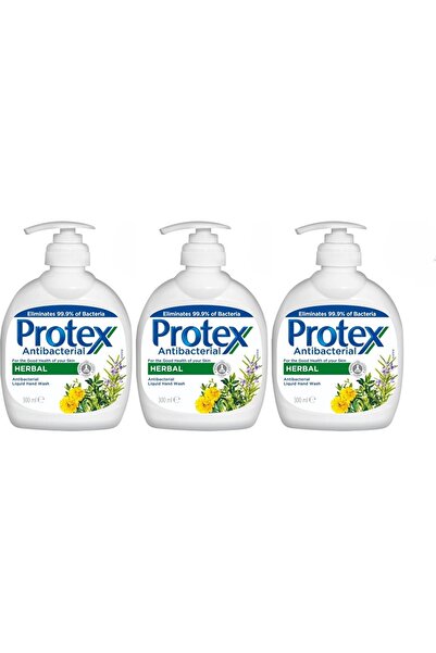 Protex Set 3 Bucati- SAPUN LICHID 300ML HERBAL
