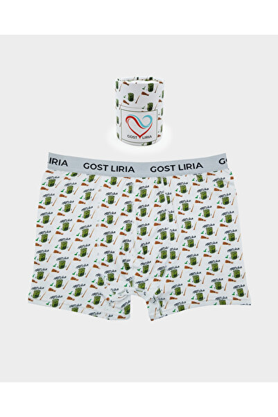 GOST LİRİA - Macha Desenli Erkek Boxer