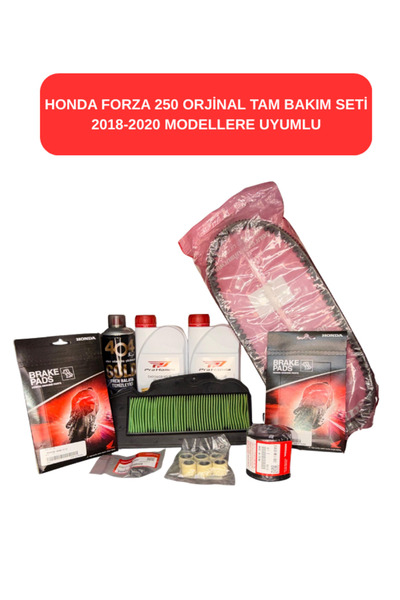 Honda Forza 250 2018-2020 Orijinal Büyük Bakım Seti – Motor Yağı, Balata, Kay...