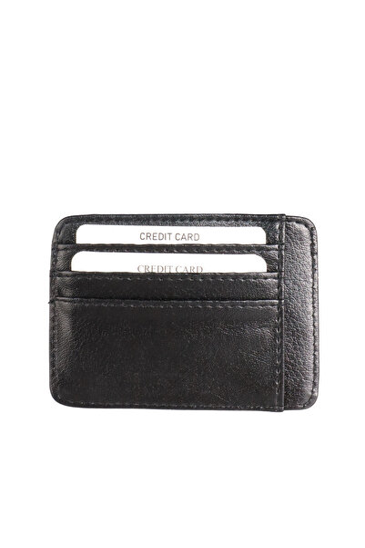 LELTH Men's Black Card Holder