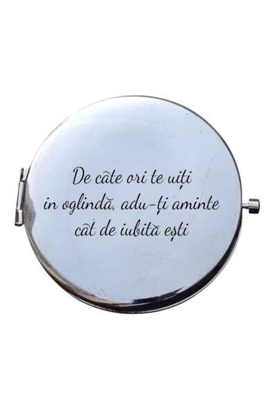 magazinu de gravura Personalized purse mirror message – Every time you look i...