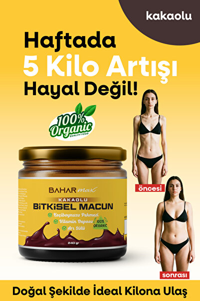 Bahar Kids kilo-aldırıcı iştah açıcı Vitamin Macun Kakaolu Pekmez Propolis Ar...
