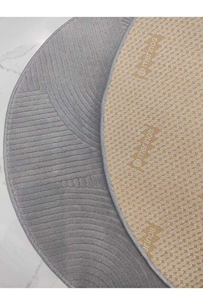 Merinos Joy Rölyef Kaymaz Taban Oda Salon Koridor Mutfak Halı Yolluk Gri Paspas