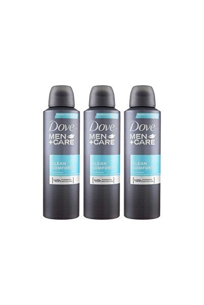 Dove Set 3 BUCATI Deodorant CLEAN COMFORT bărbați 200ML