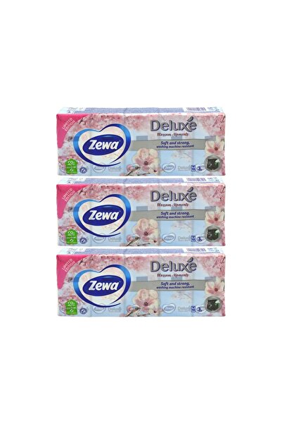 Zewa SET OF 3 PIECES - SANITARY WIPES 10 PIECES 3-LAYER MODEL (TOTAL 30 PCS)