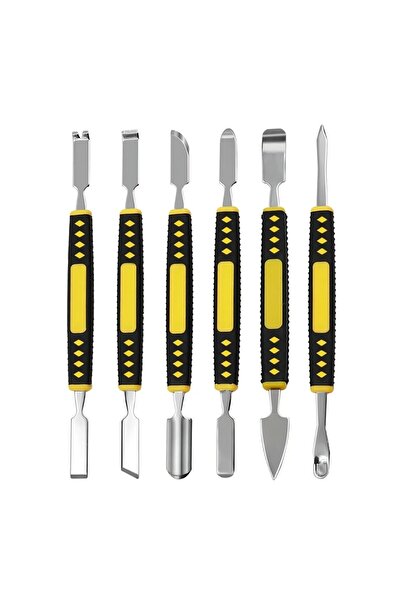 MBL 6 Parça İki Yönlü Metal Telefon Tablet PS Kapak Açma Aparatı Set