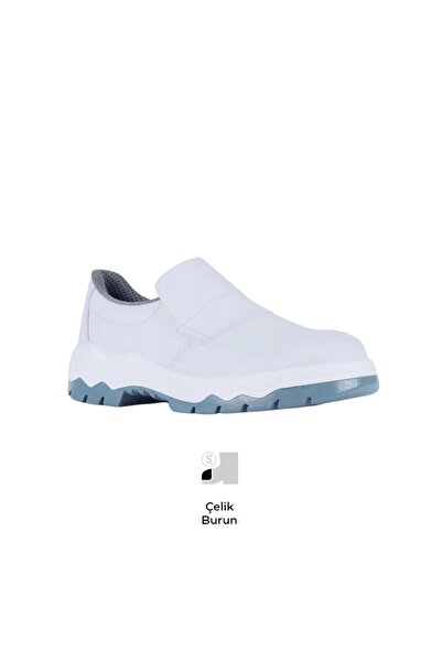 Mekap Hygiene 060 S2 SRC Beyaz Mikrofiber Deri Çelik Burun İş Ayakkabısı