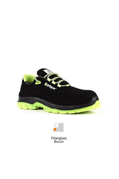 Gripper Mekap Amur GPR-155 S1 SRC Mikrofiber Süet Deri Fiberglass Burun Spor ...