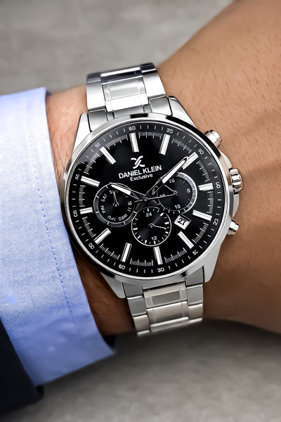 Daniel Klein Brand New Season Steel Men's Watch and Bracelet with Gift