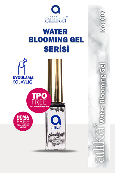 Ailika Water Blooming Kalıcı Oje Su İzi Oje 10ml No:007