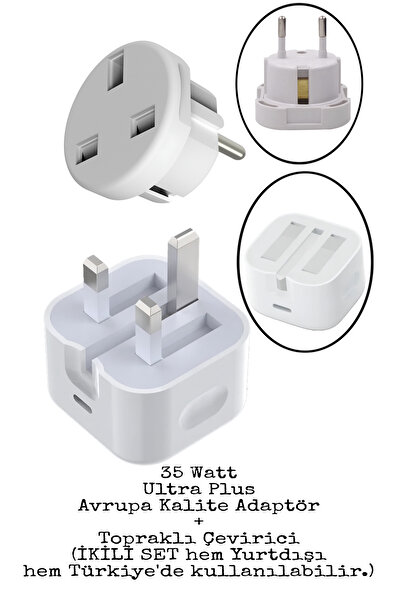 intermax İphone Tüm Modeller ile Uyumlu Hızlı Şarj 35 watt Avrupa ve Türkiye ...