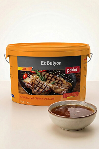 PEKLEZ Et Bulyon Leziz 5 kg - Zengin Aromalı Et Bulyon Karışımı