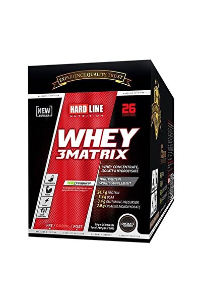 Hardline Whey 3matrix Protein Tozu 780 gr 26 Şase Muz Aromalı