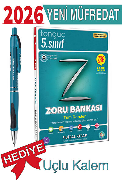 Tonguç Yayınları 5. Sınıf Zoru Bankası Tüm Dersler Soru Bankası + Hediyeli