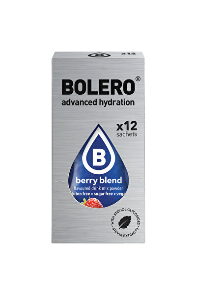 Bolero منكهات ترطيب وتحلية المياه نكهة توت مشكل (12 حبة) - Advanced Hydration...