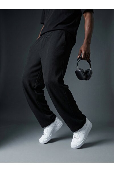 KHAYN ERKEK FİTİLLİ BAGGY LASTİK BEL BOL PAÇA PANTALON K2026P