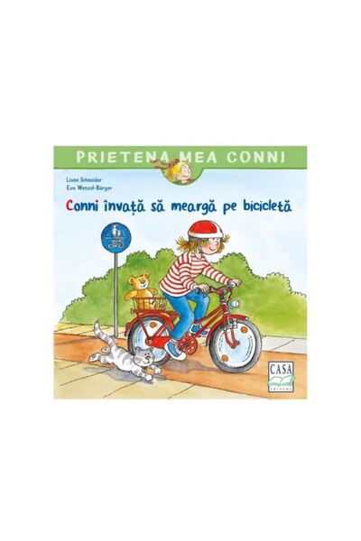 Editura Casa Carte pentru copii - Conni invata sa mearga pe bicicleta