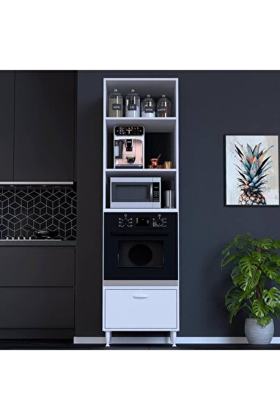 Modilayn AYQ (60x217x56 cm) Boyutunda Ankastre 1 Kapaklı Mini/Midi Mikrodalga...