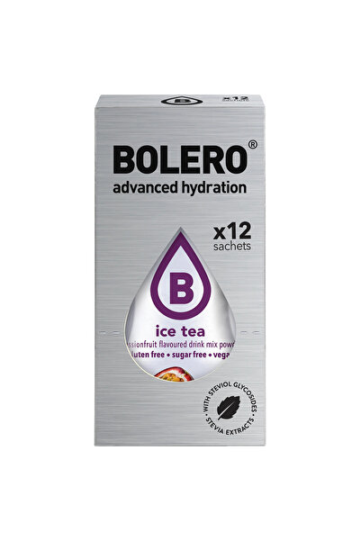 Bolero منكهات ترطيب وتحلية المياه نكهة ايس تي باشن فروت (12 حبة) - Advanced H...