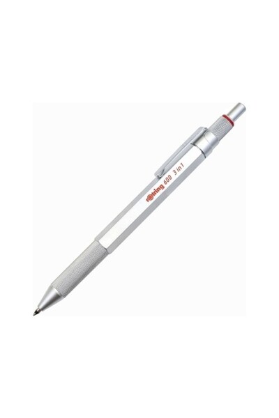 Rotring 600 Krom Multipen Üç Fonksiyonlu Kalem