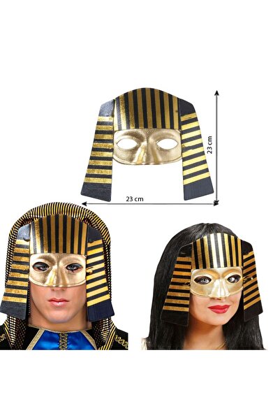 partidolu Halloween Egyptian Mısır Altın Renk Kobra Yılan Başlıklı Eva Malzem...