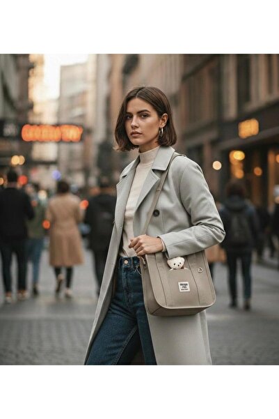 Ebriva Bags حقيبة يد وكتف طويلة بتصميم دمية الدب من قماش بزي