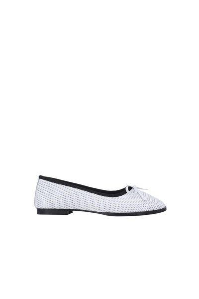 DİSPARİTA 251008 Genuine Leather Women's Ballet Shoes